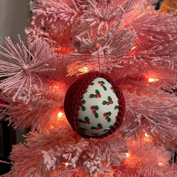 #405 10 PACK of Christmas Ornaments Red - Picture 1 of 4